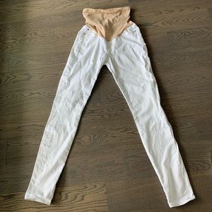 Sevens7 white maternity skinny jeans☀️🤰👌
